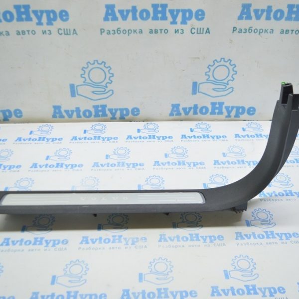 Накладка порога перед прав Volvo S90 16- с хромом 31463534 черная 39838885