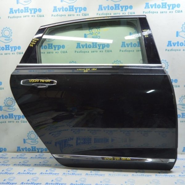 Дверь голая зад прав Volvo S90 16- Long черный цвет 717 (01) 32133534