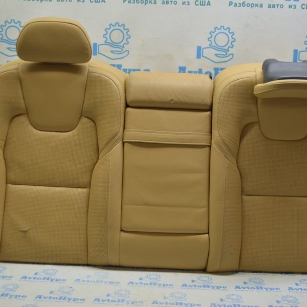 Задний ряд сидений (2 ряд) Volvo S90 16- верхняя часть, беж amber, надрыв, примято (01) 32208454
