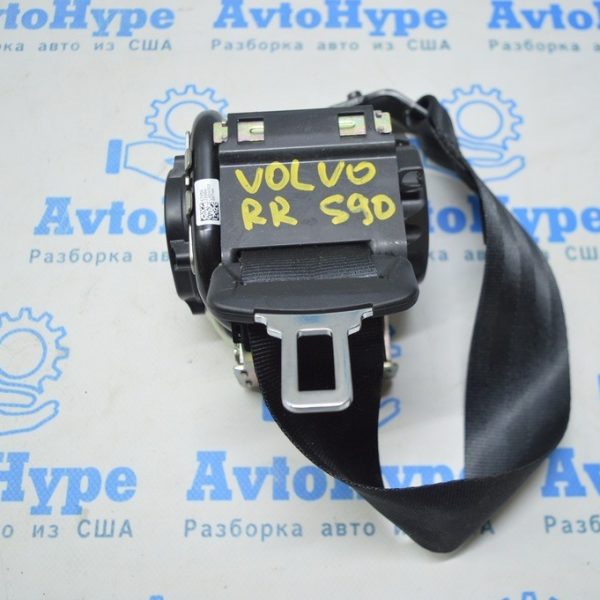 Ремень безопасности зад прав Volvo S90 16- черный 39836046