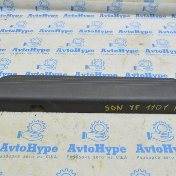 Накладка порога передняя левая Hyundai Sonata 11-15 черн без хрома 85871-3S000-RY