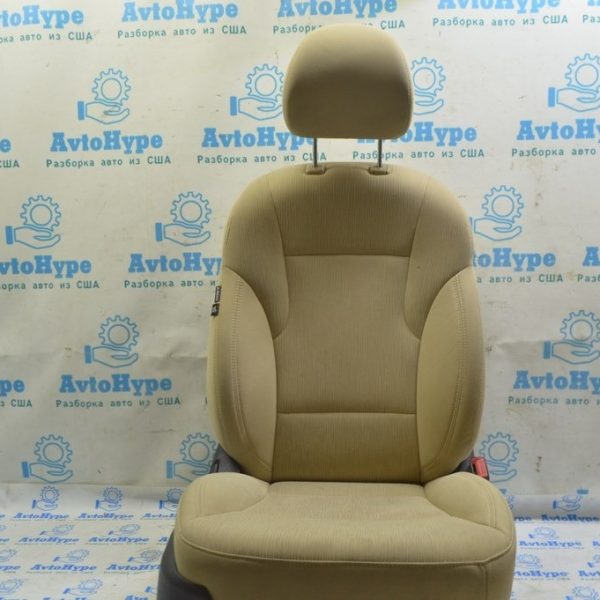 Пассажирское сидение Hyundai Sonata 11-15 без airbag, механич, тряпка беж 88200-3Q000-Y3A