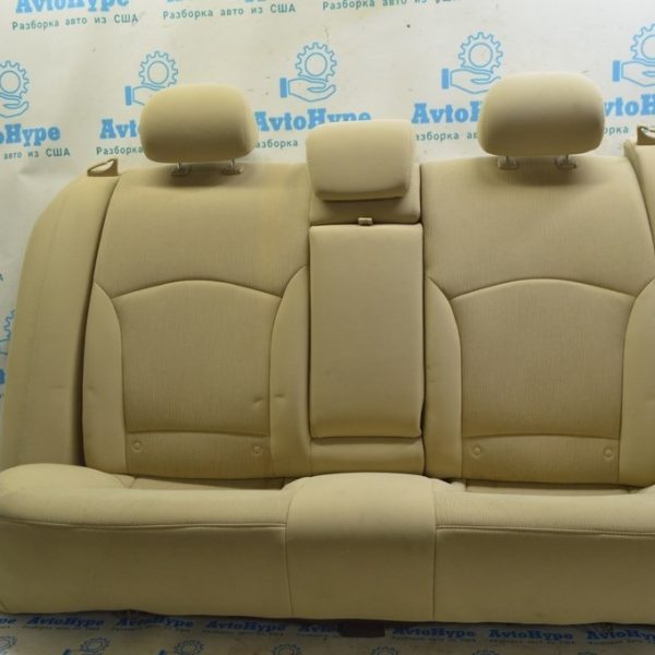 Задний ряд сидений 2 ряд Hyundai Sonata 11-15 тряпка беж 89100-3Q100-Y4