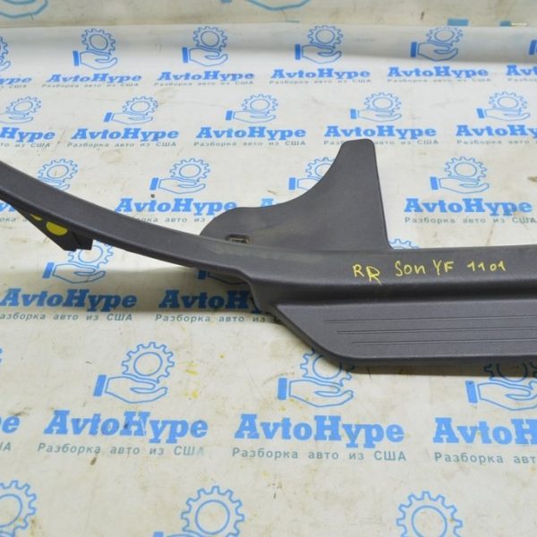 Накладка порога задняя правая Hyundai Sonata 11-15 черн, тип 1 85885-3S000-RY