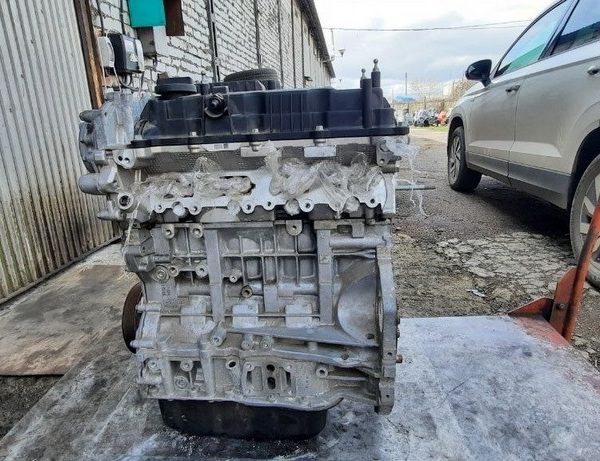 Двигатель Hyundai Sonata 15-17 2.4 usa G4KJ (02) деф. Пробит поддон 21101-2GK14