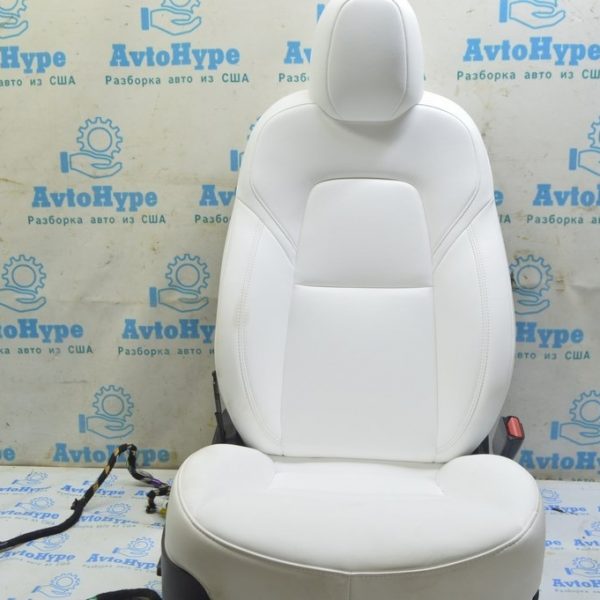 Комплект сидений Tesla Model 3 18- белая кожа, с airbag, электро с натяжителями (02) 1010 7654322-02-D