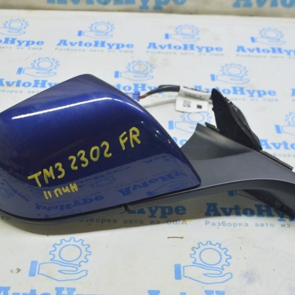 Зеркало боковое правое Tesla Model 3 21- 11 пинов, подогрев, автозатемнение (02) 1592032-00-E