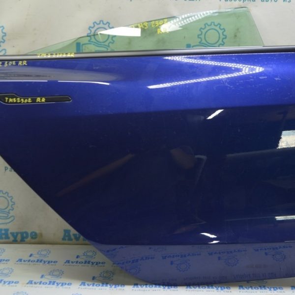 Дверь в сборе задняя правая Tesla Model 3 21- (02) синий цвет 1081440-E0-C