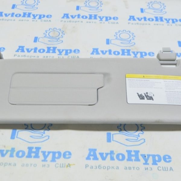 Козырек левый Tesla Model 3 18- серый, без крючка (02) треснуло стекло 1490405-01-B