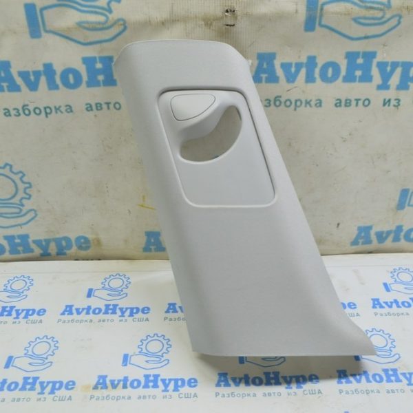 Накладка центральной стойки верхняя ремень левая Tesla Model 3 18- ткань серая 1086245-01-K