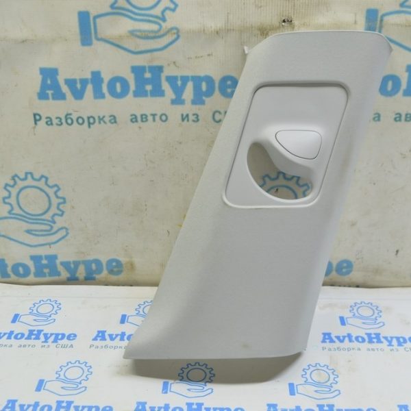 Накладка центральной стойки верхняя ремень правая Tesla Model 3 18- ткань серая 1086255-01-K