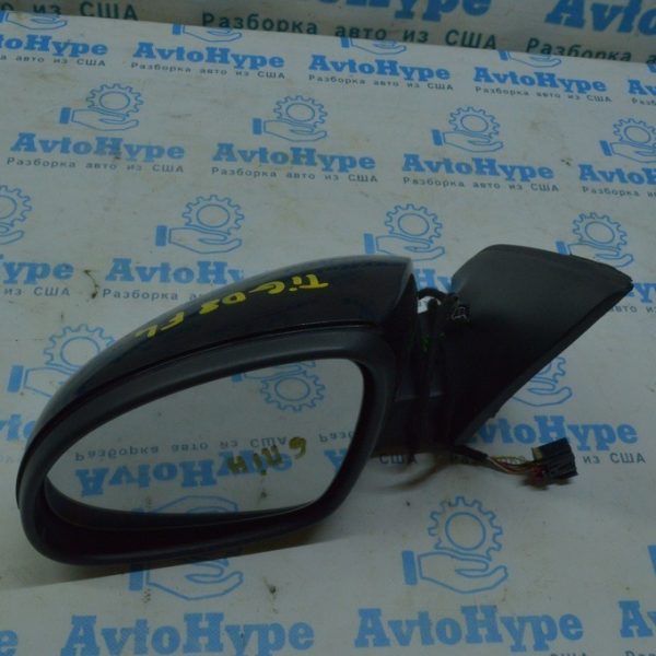 Зеркало боковое левое VW Tiguan 09-17 (05) черное 6пин 5N1857501AF