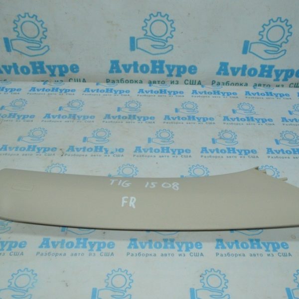 Накладка передней стойки правая VW Tiguan 09-17 беж 5N0-867-234-C-95T