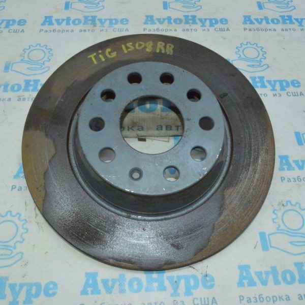 Диск тормозной зад прав VW Tiguan 09-17 AWD 5q0-615-601-g