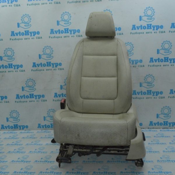 Водительское сидение VW Tiguan 09-17 кожа беж (08) топляк  5N0-881-405-BE-IK