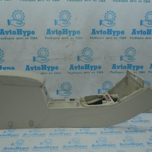 Консоль центральная (подлокотник и подстаканник) VW Tiguan 09-17 кожа беж (08) 5N1863241BJ82V