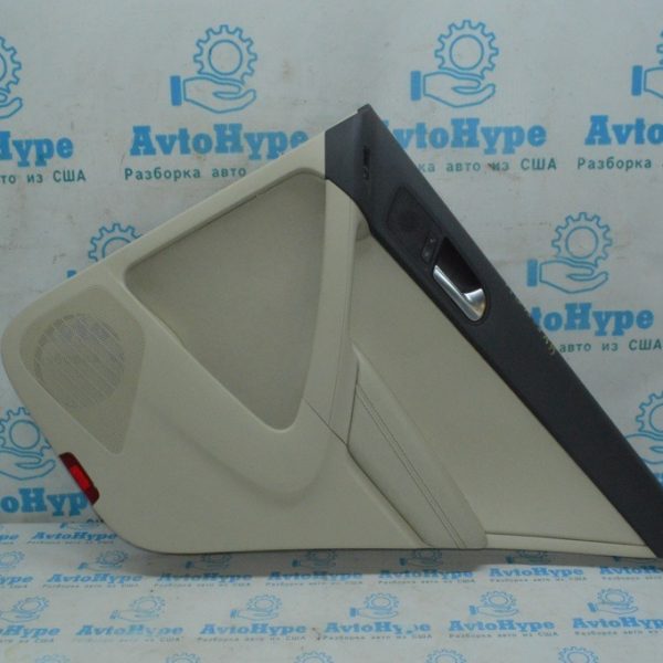 Обшивка двери (карточка) зад прав VW Tiguan 09-17 беж кожа (08) 5N0-867-212-G-XPL