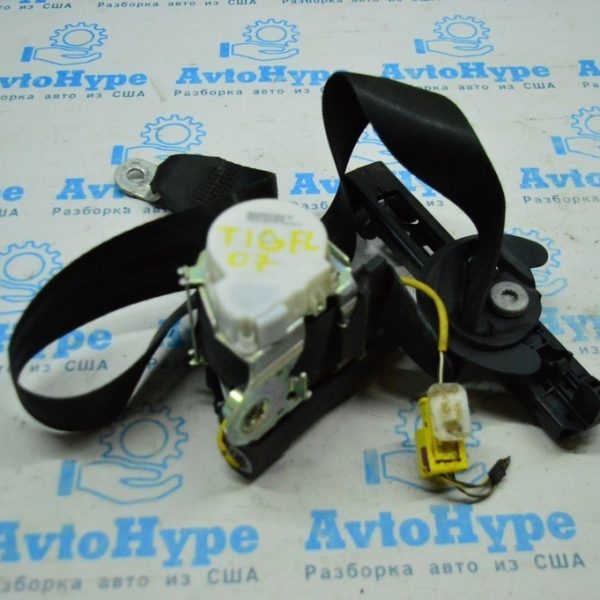 Водительский ремень безопасности VW Tiguan 13-17 рест черн без натяжителя (07) 5N1-857-705-G-RAA