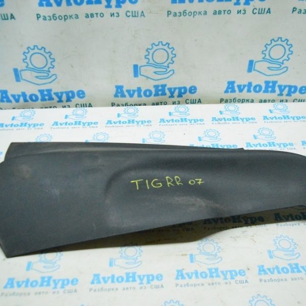 Накладка задней стойки нижняя правая VW Tiguan 09-17 черная 5N0-867-766-82V