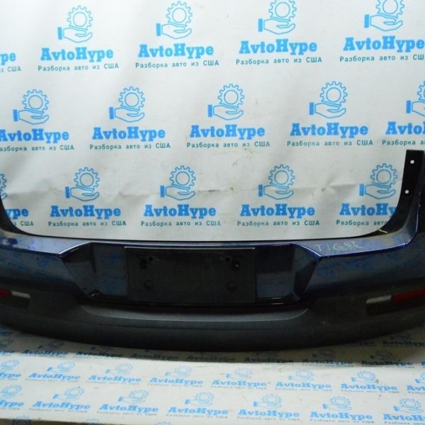 Бампер задний голый VW Tiguan 12-17 верхняя часть (07) синий цвет 5N0807421GGRU