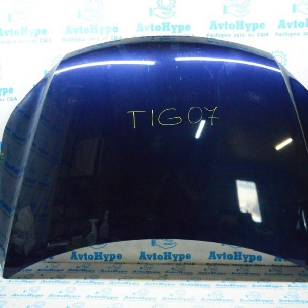 Капот голый VW Tiguan 09-17 (07) синий цвет 5N0823031D