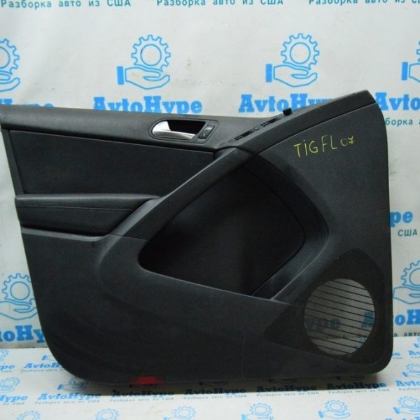 Обшивка двери (карточка) перед лев VW Tiguan 09-17 черн тряпка 5N0-867-011-C-XNJ