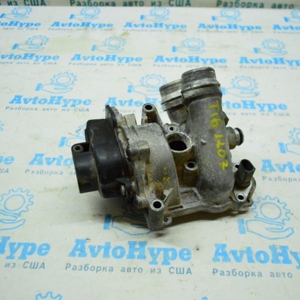 Помпа охлаждения с корпусом термостата в сборе VW Tiguan 09-17 металл (07) 06H121026DD