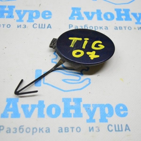 Заглушка буксир крюка перед бампера VW Tiguan 12-17 рест 5N0-807-241-C-GRU