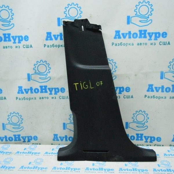 Накладка центральной стойки нижняя левая VW Tiguan 09-17 черн 5N0-867-291-B-82V