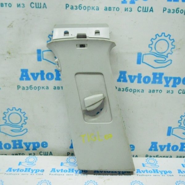 Накладка центральной стойки верхняя (ремень) левая VW Tiguan 09-17 серая 5N0-867-243-C-Y20