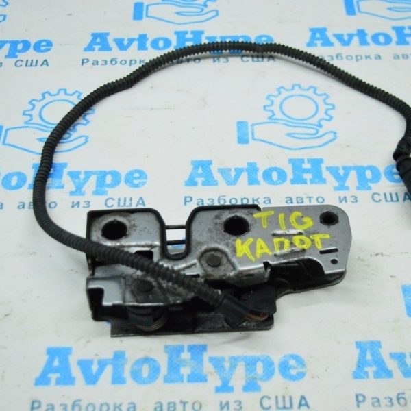 Замок капота VW Tiguan 09-17 с датчиком (07) 5N0823509C