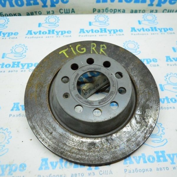 Диск тормозной зад прав VW Tiguan 09-17 FWD 5Q0-615-601-G