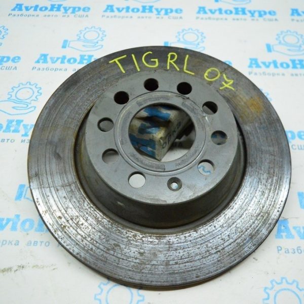 Диск тормозной зад лев VW Tiguan 09-17 FWD 5Q0-615-601-G