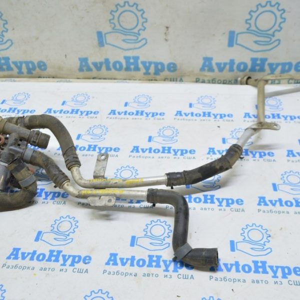 Патрубок охлаждения двойной VW Touareg 18- 3.0d металл 4M0819377N