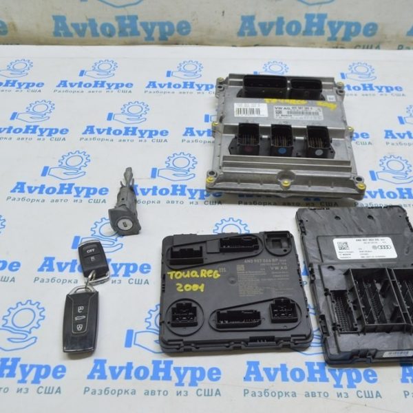 Комплект BCM+BCU+ECU+ключ+личинка VW Touareg 18- (01) 3.0d 4N0907064BP