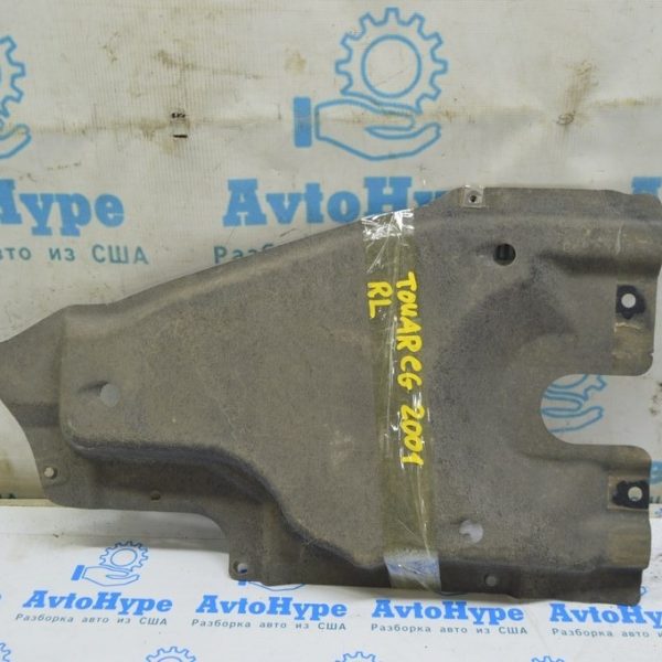 Защита днища задняя левая VW Touareg 18- (01) 2 трещинки 4M4825213D