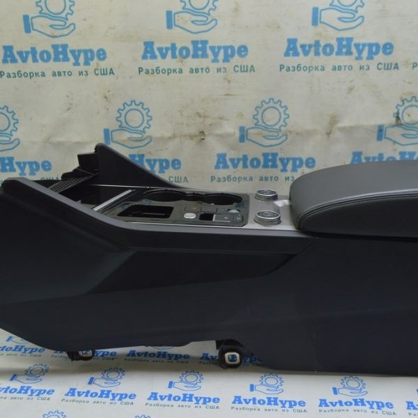 Консоль центральная подлокотник VW Touareg 18- кожа черн 760864207A XQY