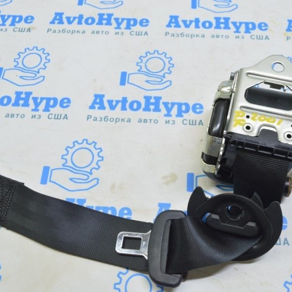 Ремень безопасности зад прав VW Touareg 18- черн 760857806  RAA