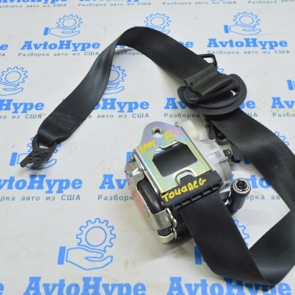 Водительский ремень безопасности VW Touareg 18- черн 761857705D RAA