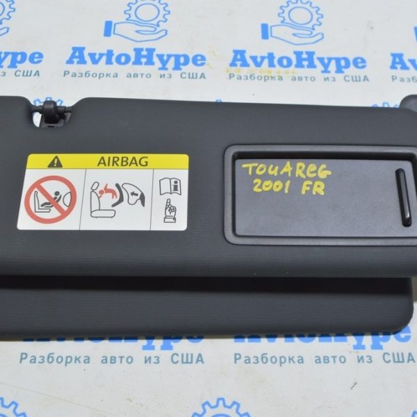 Козырек правый VW Touareg 18- черн 760857552R 2UV