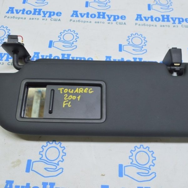 Козырек левый VW Touareg 18- черн 760857551M 2UV