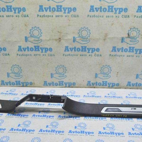 Накладка порога внутр прав VW Touareg 18- черн с хром Rline ПРОДАЕМ КОМПЛЕКТОМ 760853370  THJ