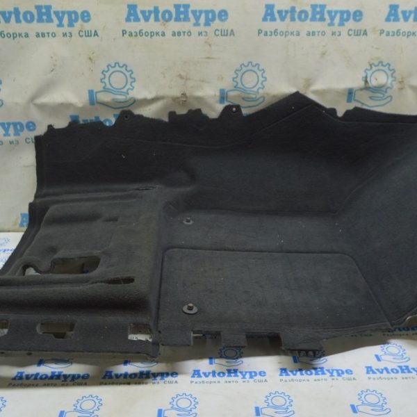 Покрытие пола переднее VW Touareg 18- черн, 2 части 761863103D QA5