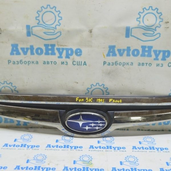 Решетка радиатора grill в сборе Subaru Forester 19- SK верх хром (01) 91121SJ010