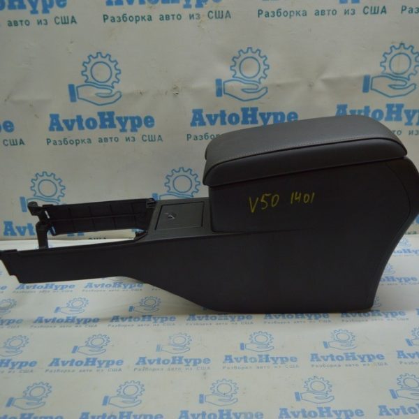 Консоль центральная (подлокотник и подстаканники) Toyota Camry v50 12-14 usaeuro черный (01) 58910-06091-C0