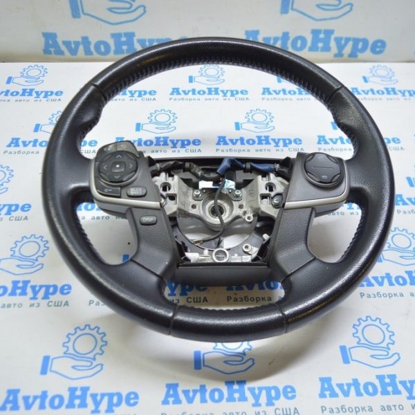 Руль голый Toyota Camry v50 12-14 европа кожа, черн идеал 4510033770C0