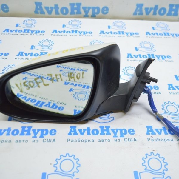 Зеркало боковое левое Toyota Camry v50 12-14 usa белый перламутр код 070 7пинов (01) европа 8794033A00