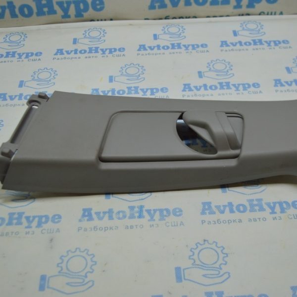 Накладка центральной стойки верхняя (ремень) левая Toyota Camry v50 12-14 usaeuro серая 62420-06150-B0