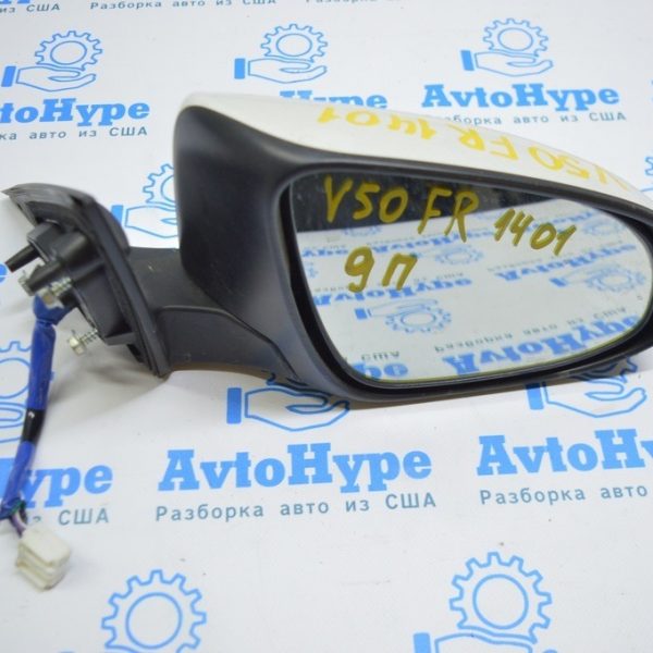Зеркало боковое правое Toyota Camry v50 12-14 usa белый перламутр код 070 9пинов (01) деф. 8791033A10