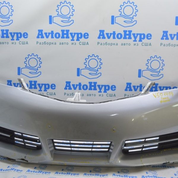 Бампер передний голый Toyota Camry v50 12-14 usa SE (03) серебро, деланый, дефекты 5211906975